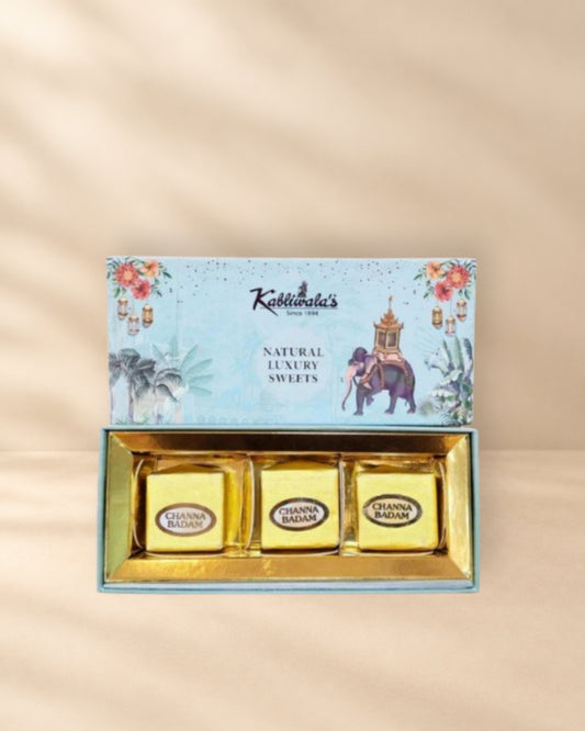Luxury Chana Badam Burfi B-3 | Premium Dry Fruits | Kabliwalas