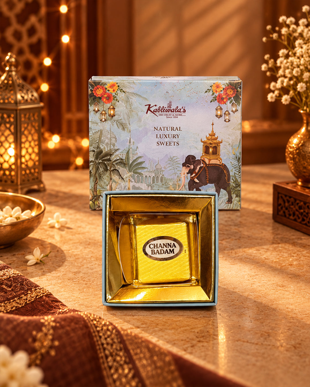 Luxury Chana Badam Burfi CB-1 | 20 gms