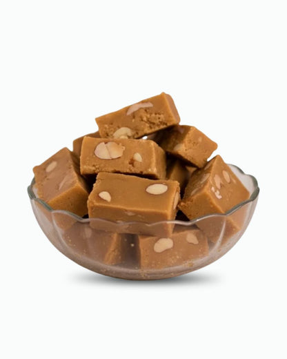 Chana Barfi Traditional Indian Sweet Made with Besan