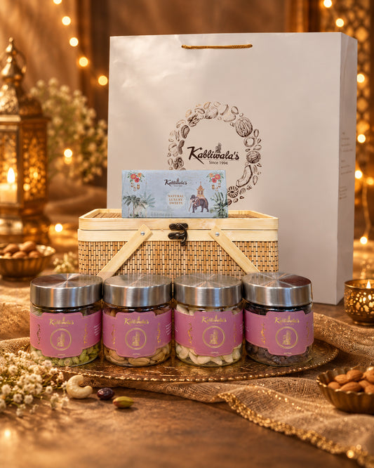 Picnic Basket | Dry Fruit Gift Set | Kabliwalas